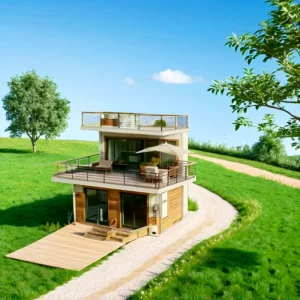 Espacio de vida modular contemporáneo