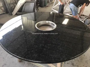 Black Granite Outdoor Countertop for Party or Babecue or Firepit Outside