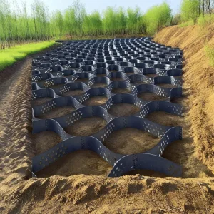 Parking Lots HDPE Plastic Pavers Grid Outdoor Earthwork Ground Reinforcement System