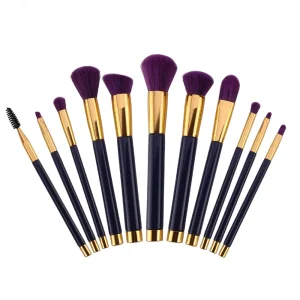Conjunto de Maquiagem para Unhas, Delineador, Corretivo, Sombra para Olhos, Cílios, Sobrancelha, Batom Magnético, Pó, Blush, Pincel