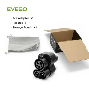 EV Charger Connector Convertor CCS1&J1772 Tesla Charging Adapter