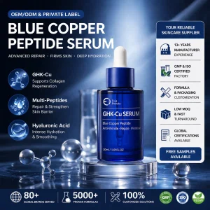 High Concentration Copper Peptide GHK Cu Anti Aging Serum