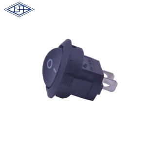 Factory Price Round Shape 20.2mm 6A 250V Waterproof Kcd8 Rocker Switch 2 Pin on/off T85 Boat Switch Free Sample