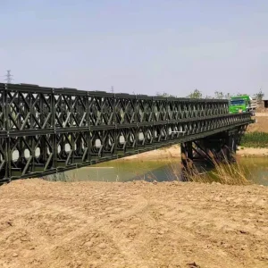 Professional Emergency Temporary Bailey Steel Construction Bridge Design