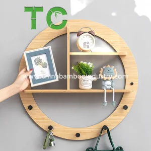 Bamboo Wall Shelf