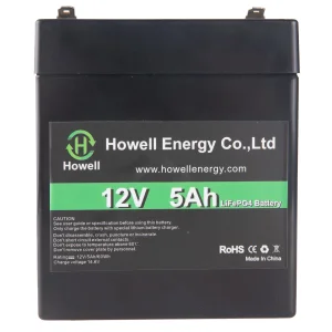Un38.3 e Aprovado pelo CE LiFePO4 12.8V 5ah Pacote de Baterias para UPS