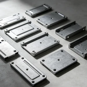 Custom Precise Lightweight High Strength Aluminum ADC12 Die Casting EV Lithium Battery Module End Side Plate For ESS Storage Kit