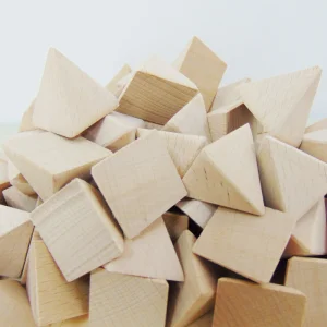 China Supplier Craft Pyramids Wooden Building Blocks for Montessori Teaching Aids
