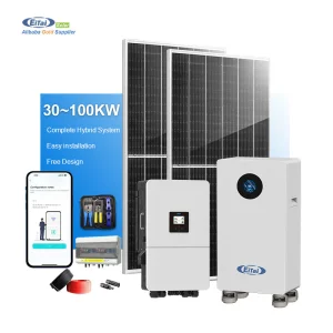 EITAI Hybrid on Grid 30kw to 100kw Photovoltaic Solar Power Panels Complete Energy System Kit with MPPT Controller for Home Use