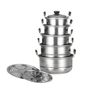Stainless Steel 12-Piece Cookware Set