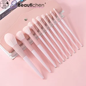 11-Piece Pink Makeup Brush Set