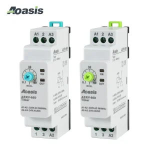 Aoasis Aerv-03 Timer Delay Relay 220V Timer 0.1s to 100 Hours Single Function Time Relay