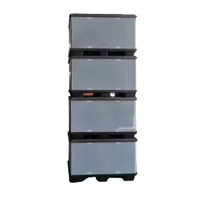 Collapsible PP Sleeve Easy-Folding Plastic Turnover Box Plastic Pallet Sleeve Packs Box with Lid for Storage