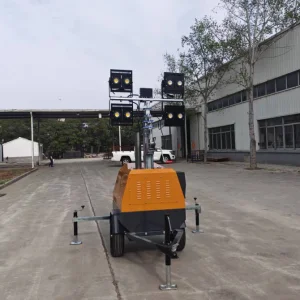 Portable Diesel Generator Lighting Tower