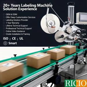 Servo Motor Electric Self-adhesive Flat Top Surface Single-side Carton Label Applicator Automatic Express Box Labeling Machine