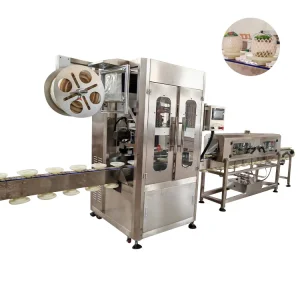 Horizontal Coconut Heat Shrink Wrap Machine Shrink Sleeve Label Applicator Machine for Pet Bottels