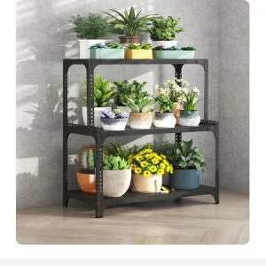 Slotted Iron Shelf Heavy-Duty