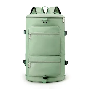Bolsa de deporte grande personalizada para mujeres, bolsa de viaje de yoga para el fin de semana