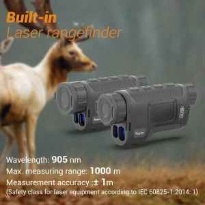 Thermal Night Vision Monocular Tracer 35 50lrf Thermal Scope Product for Hunting OEM ODM