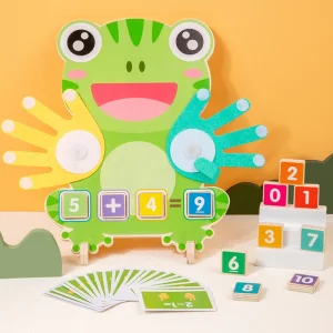 Frog Wooden Math Counting Toys