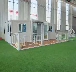 Layout Personalizável Santuário Isolado de Quintal Casa Container Expandível