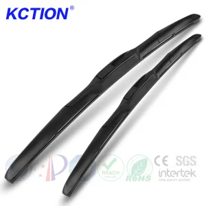 Kction Wholesale Car Accessories New Arrival OEN Universal Hybrid Windshield Wipers Natural Rubber U-HOOK Hybrid Wiper Blade