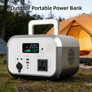 Portable Solar Energy Power Station 1500W LiFePO4 Generator