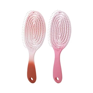 Wholesale Custom Logo Nylon Barber Hairdresser Brush Fancy Hair Care Products with Vent and Cushion Features