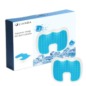 Factory Supply High Density Memory Foam Gel Seat Cushion Orthopedic U Shape Gel Butt Pillow Cooling Chair Seat Cushion