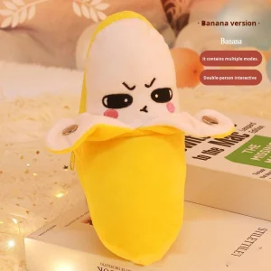 Fruit Sensing Rhythm Piano Plush Toy Strawberry Banana Carrot PP Cotton Electric Music Parent-Child Interaction Children 4-6