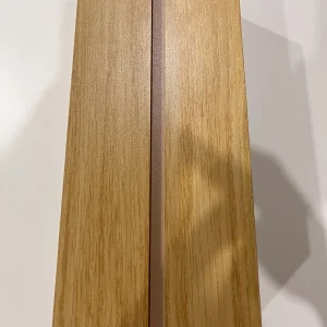Aluminum Baffle Timber Finish
