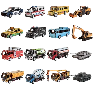 3D Stereoscopic Wooden Engineering Vehicle DIY Kit