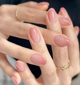 Salon Quality Pink Ombre Semi Cured Gel Nail Strips