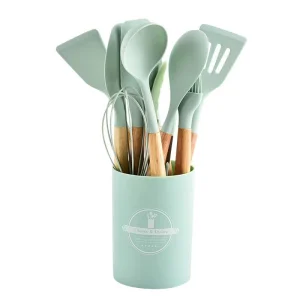 Hot Sale Kitchen Accessories Tools Heat Resistance 12 PCS Silicone Kitchen Cooking Utensils Set