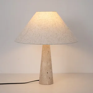 Modern Travertine Table Lamp