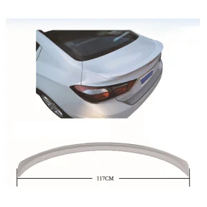 Faixa de Spoiler Traseiro de Teto de Carro em Material ABS para Para-choque Traseiro