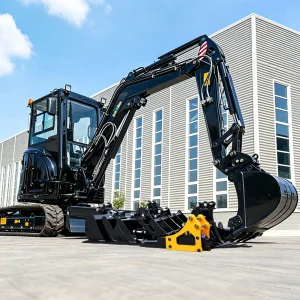 FREE SHIPPING 3.5 Ton Mini Excavator CE EPA EURO 5 Crawler Kubota Engine 1Ton 2Ton Digger Small Bagger Farm Excavators Machine