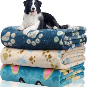 Cross-Border Bestseller Pet Dog Crate Mat Blanket - Warm Double-Sided Thickened Flannel Blanket for All Seasons