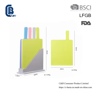 Heavy-Duty Plastic Cutting Board - FDA, Dishwasher Safe, Easy Clean