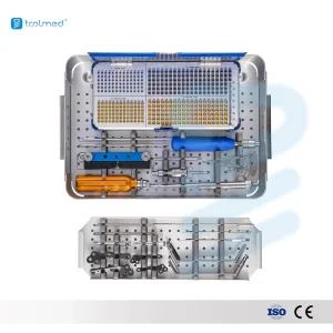 Veterinary Orthopedic Surgical Instrument Kit Tplo Locking Plate Instrument Set for Small Animals