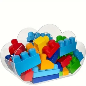 Clear Acrylic Floating Shelves, Wall Mounted Display Ledge for Bathroom, Bedroom &amp; Living Room.