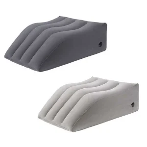 Inflatable Leg Elevation Pillow - Portable Wedge for Swelling &amp; Sleeping