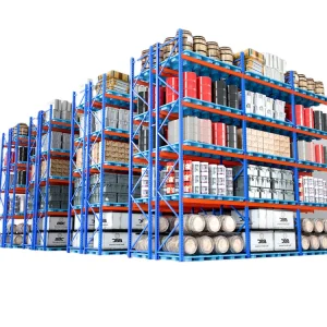 Heavy Duty Metal Pallet Storage Racking 1000kg/2000kg/3000kg Per Layer Industrial Pallet Shelving Rack
