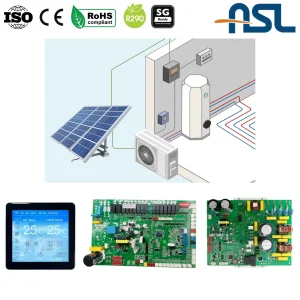 Single/Three Phase 3-4kw Inverter PCB PCBA Solar Charge System Grid Power Hybrid Supply Controller for Heat Pump &amp; Water Heater Compressor Drive