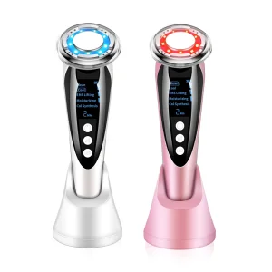 Hot Cool Facial Massager Beauty Equipment Skin Care Red Light Therapy Device Face LED Therapy Device