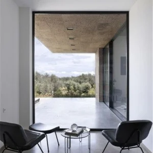 Big View Double Glazed Aluminum Fixed Glass Window