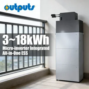 Manufacturer Best Selling Modular Balcony Energy Storage System for Sale