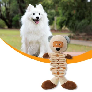 Interactive Durable Plush Raccoon Toy