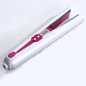 Wireless USB Ceramic Coated Induction Hair Straightener & Curling Iron