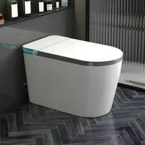 Auto Flush Elongated Automatic Bidet Electric U Shape Ceramic Intelligent Smart Toilet